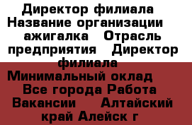 Директор филиала › Название организации ­ Zажигалка › Отрасль предприятия ­ Директор филиала › Минимальный оклад ­ 1 - Все города Работа » Вакансии   . Алтайский край,Алейск г.